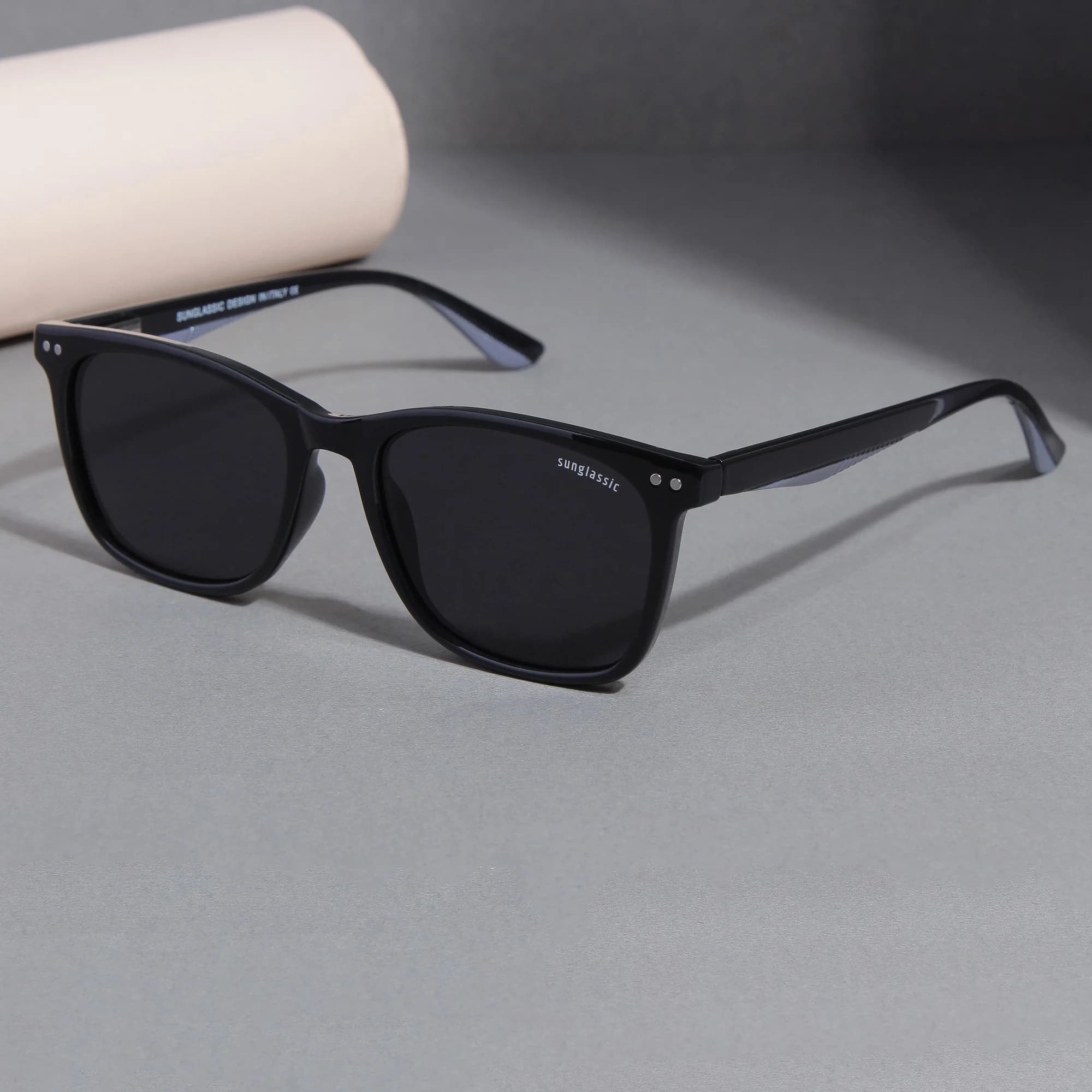Minimal Black Square Shades